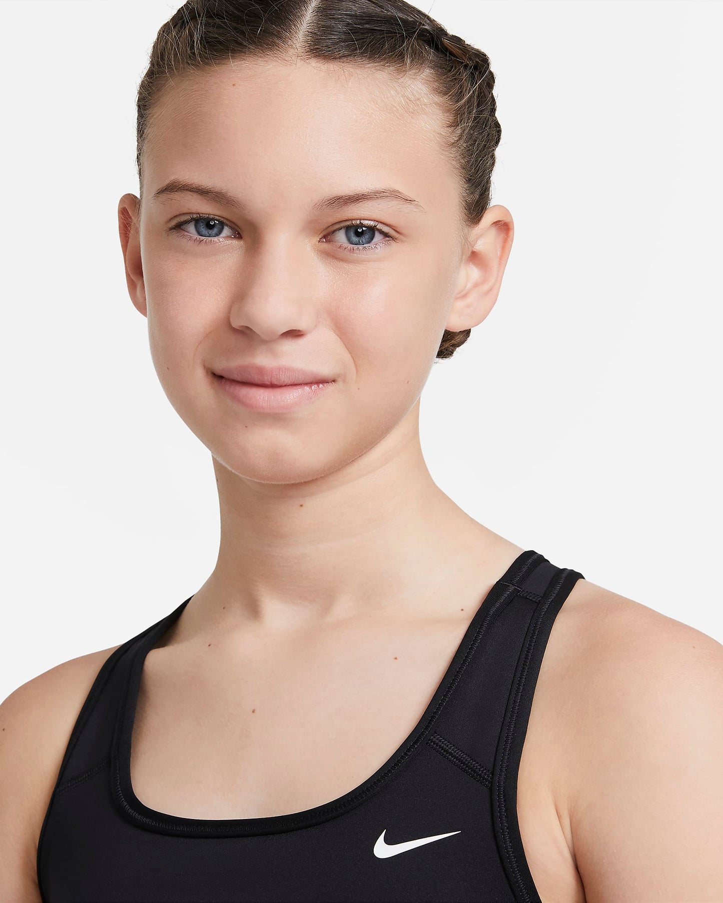 Nike Swoosh Older Girls' Sports Bra | Black