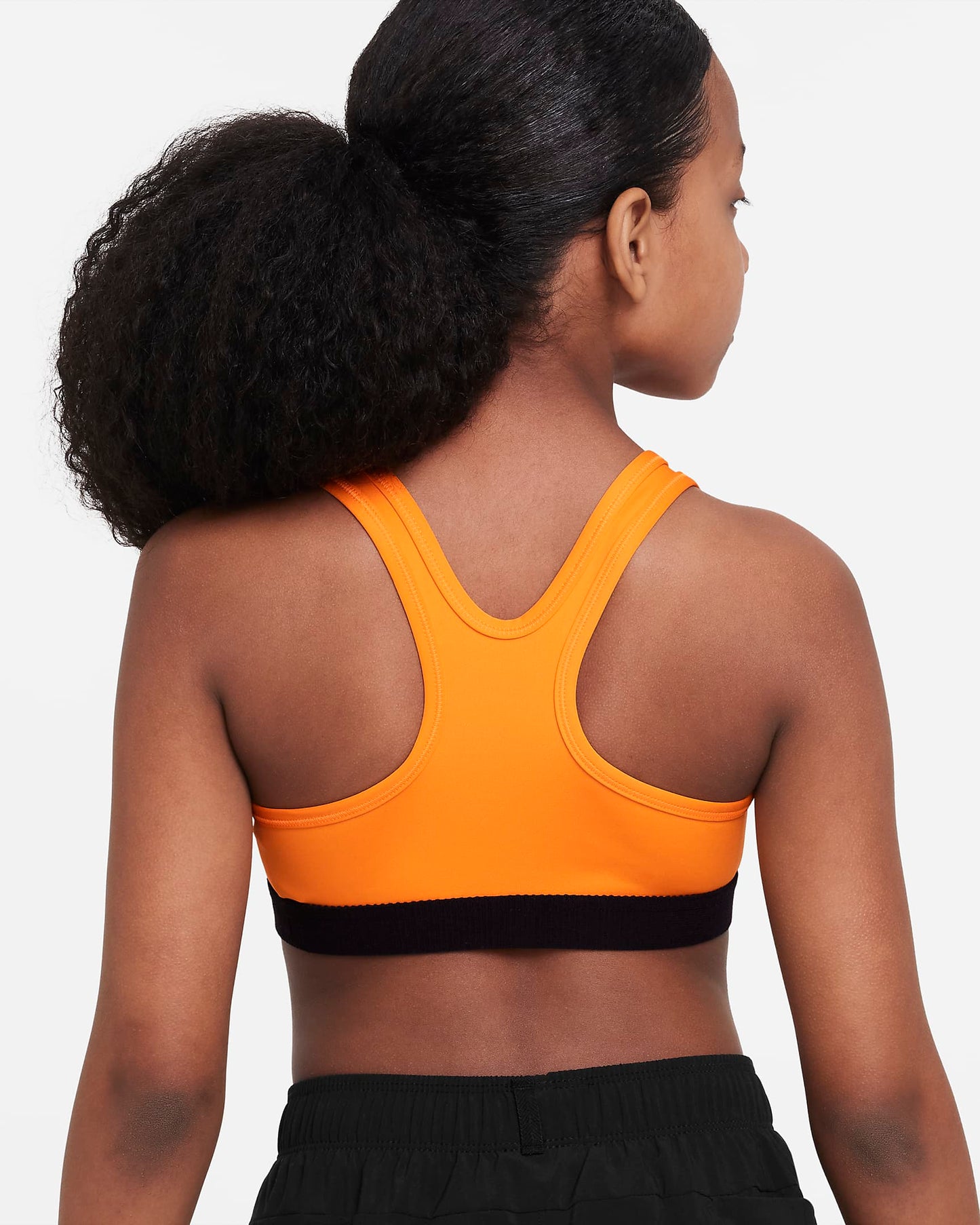 Nike Swoosh Older Girls' Sports Bra | Vivid Orange