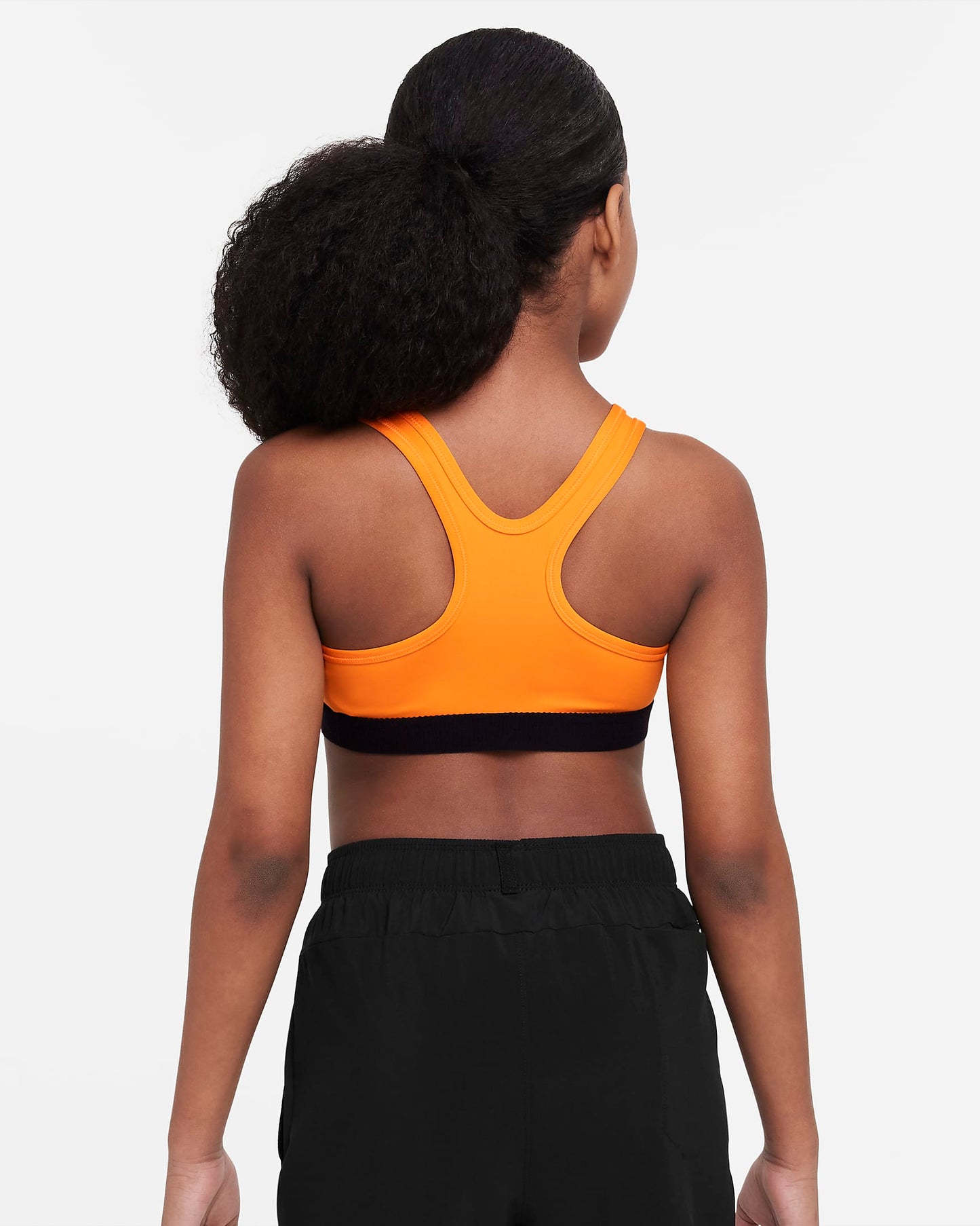 Nike Swoosh Older Girls' Sports Bra | Vivid Orange