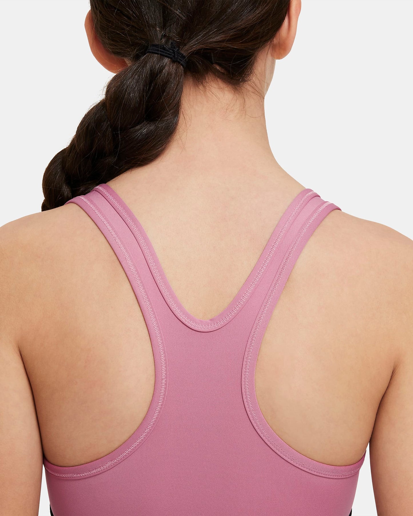 Nike Swoosh Older Girls' Sports Bra | Elemental Pink