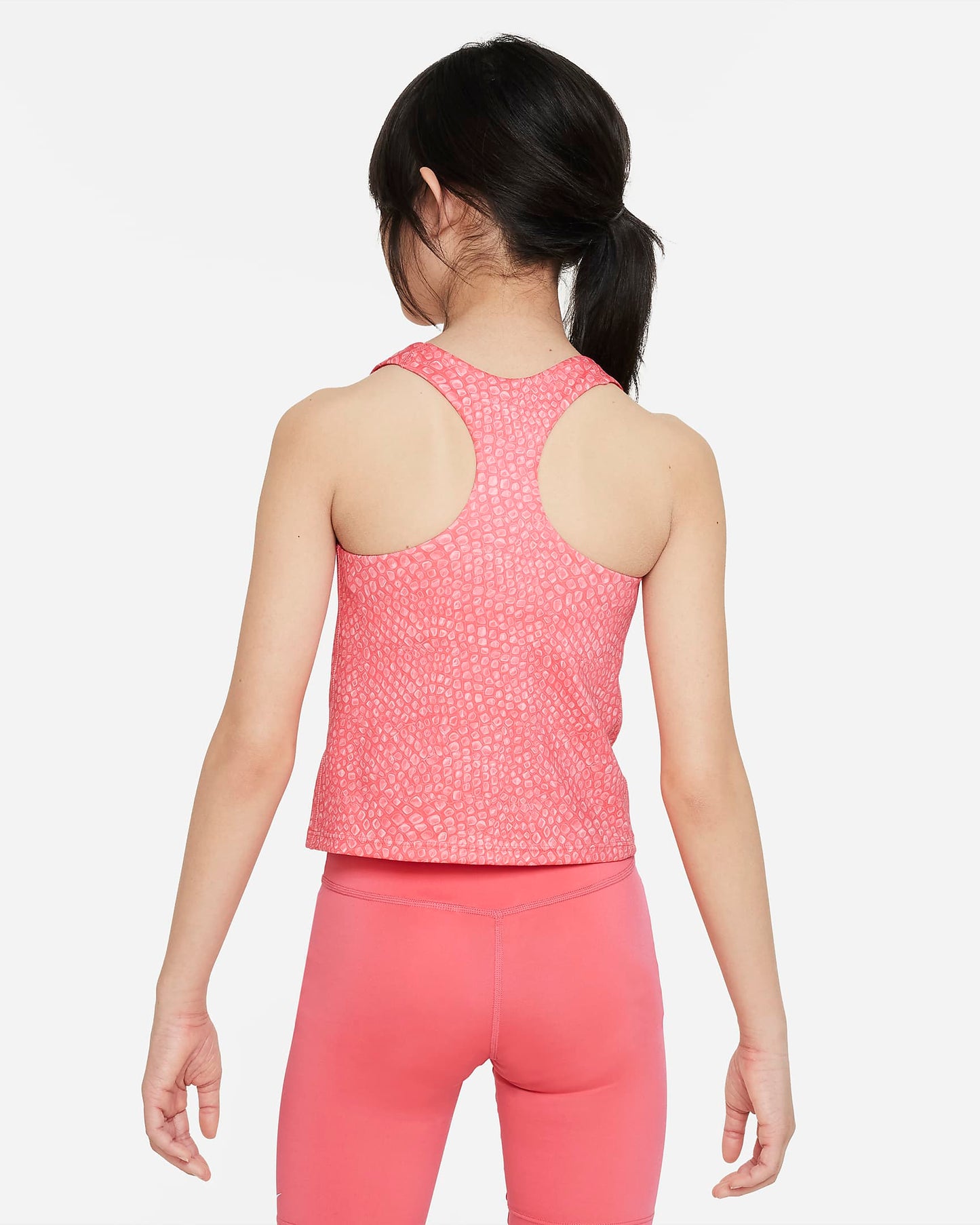 Nike Swoosh Older Girls' Tank Sports Bra | Sea Coral