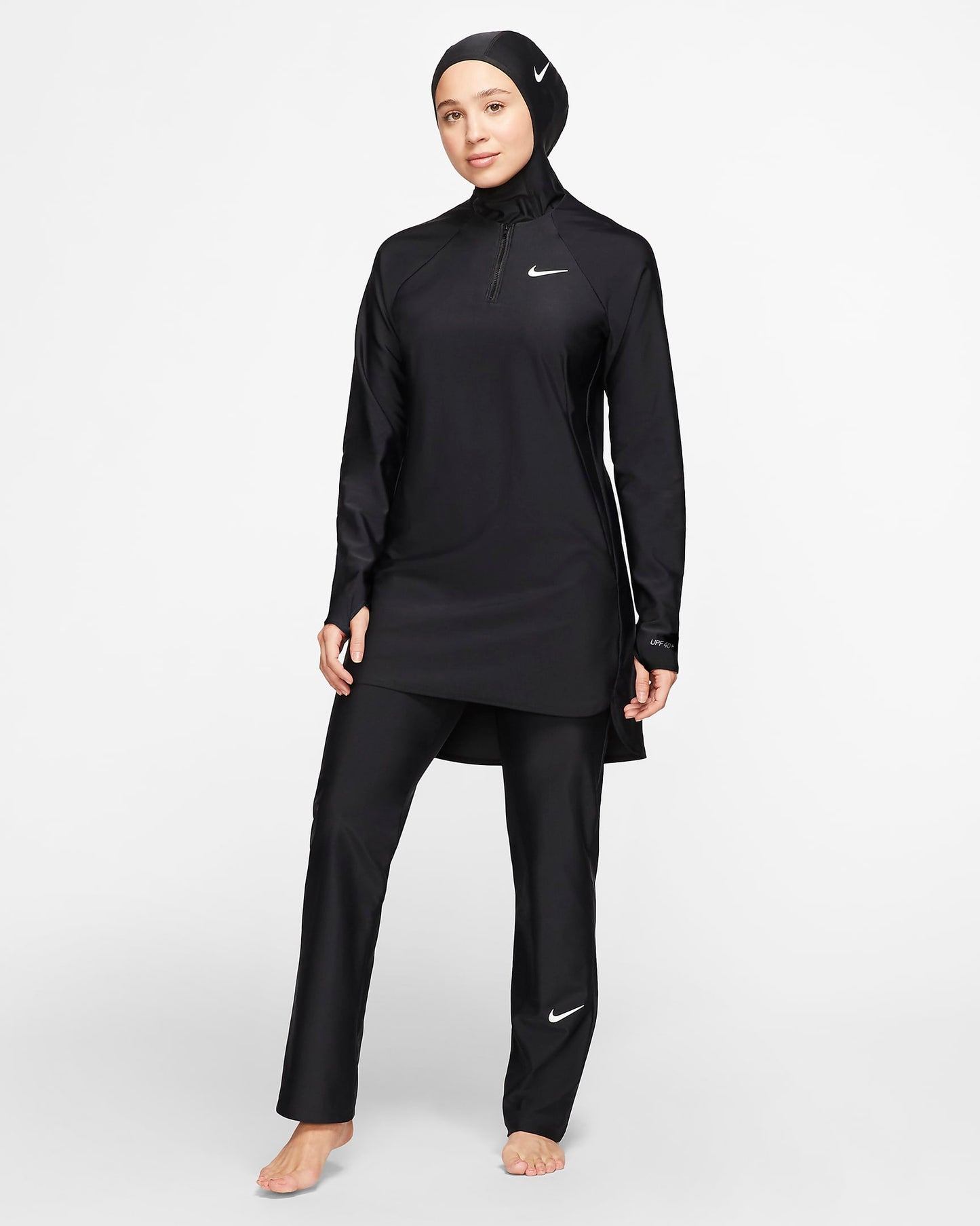 Nike Victory Women's Full-Coverage Swim Tunic | Black