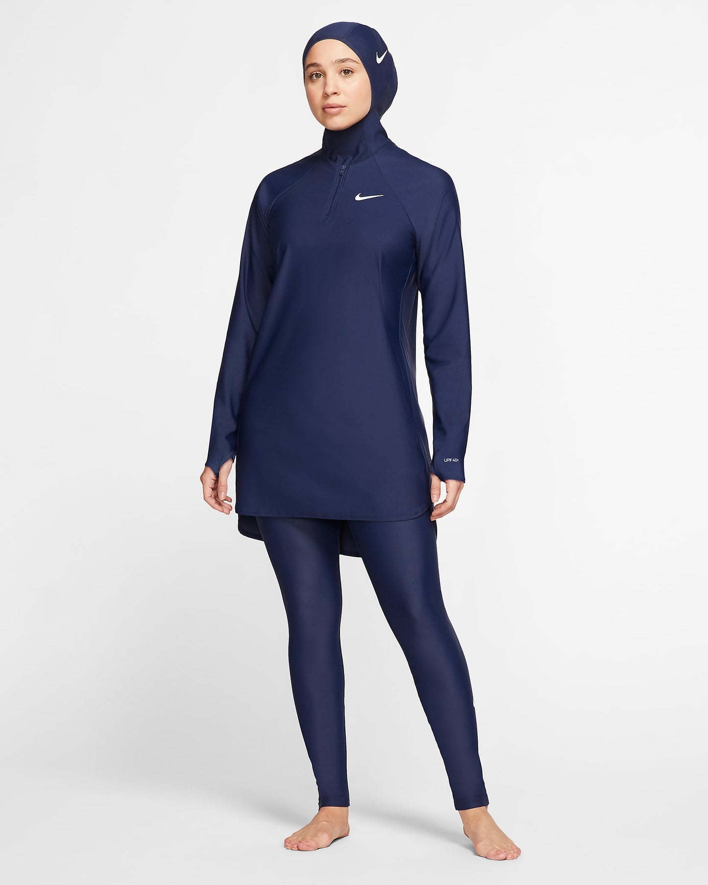 Nike Victory Women's Full-Coverage Swim Tunic | Midnight Navy